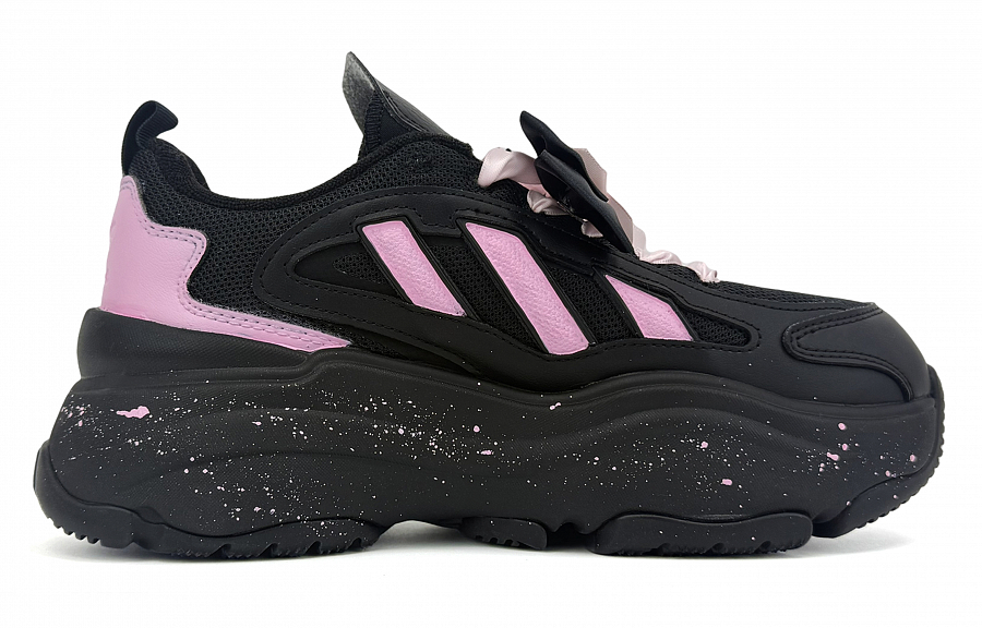 Adidas Originals OZGAIA Suixin Bowknot Abrasion Resistant Low Top Casual Shoes Women's Black Pink купить в интернет-магазине Yoocart с быстрой доставкой по России.