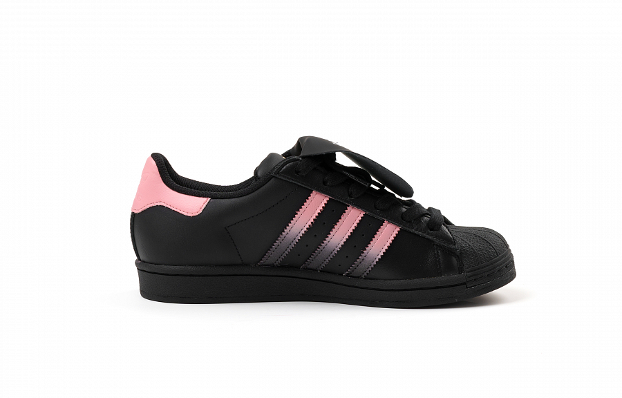 Adidas Originals SUPERSTAR Abrasion Resistant Low Top Skateboard Shoes Unisex Black Pink купить в интернет-магазине Yoocart с быстрой доставкой по России.