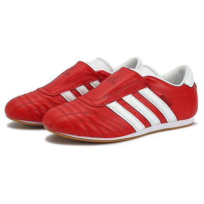 Adidas Originals Taekwondo Abrasion Resistant Low Top Training Shoes Women's Red