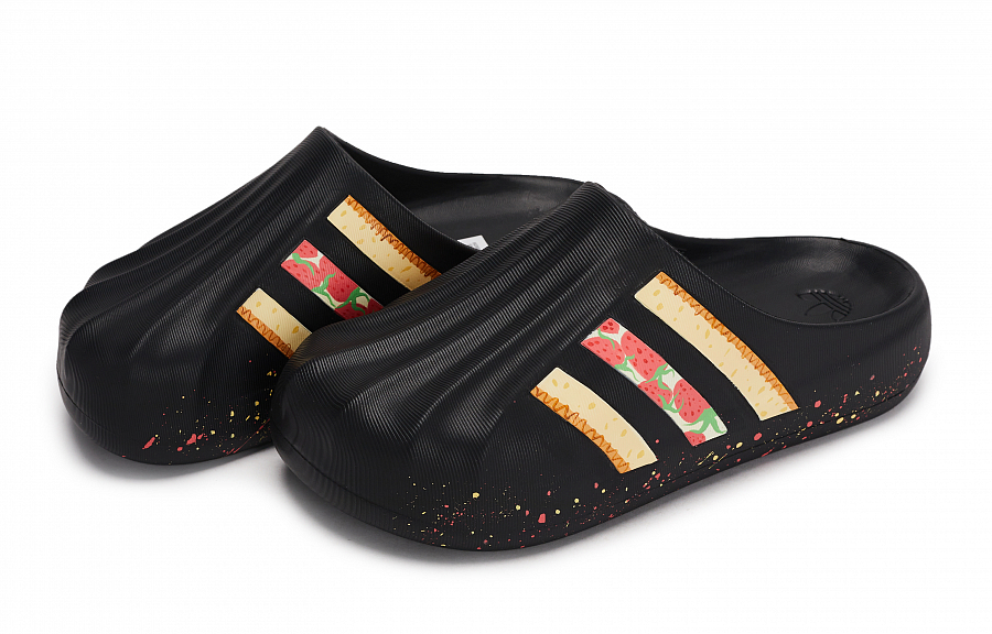 Adidas Originals AdiFOM SUPERSTAR MULE Slip Resistant Closed Toe Slippers Unisex Black Red Yellow купить в интернет-магазине Yoocart с быстрой доставкой по России.