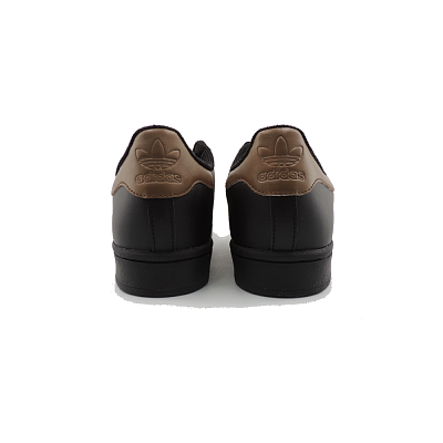 Adidas Originals SUPERSTAR Caramel Mochi Low-Top Skateboard Shoes Unisex Black Brown