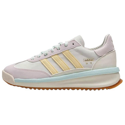 Adidas Originals SL 72 Anti Slip Wear Resistant Low Top Casual Shoes Women's White Pink