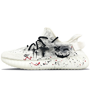 Adidas Originals Yeezy Boost 350 V2 Cushioning Height Increasing Low-Top Casual Shoes Unisex White 1 3410918