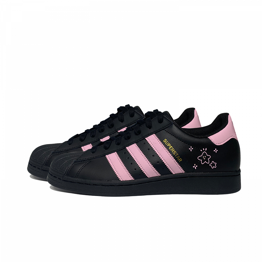 Adidas Originals SUPERSTAR Low Top Skateboard Shoes Unisex Black Pink купить в интернет-магазине Yoocart с быстрой доставкой по России.