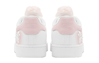 Adidas Originals Superstar Skateboard Shoes Unisex Low Top Pink