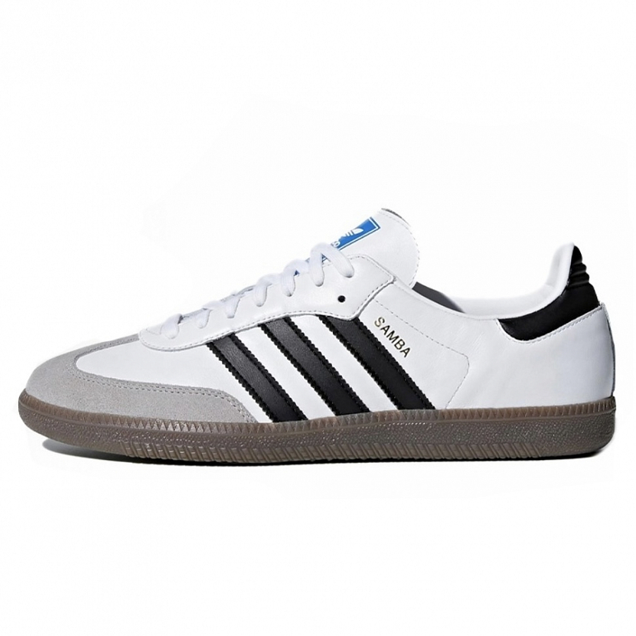 Adidas Originals SAMBA OG Non-slip Lightweight Low-Top Skateboard Shoes Unisex White Pink купить в интернет-магазине Yoocart с быстрой доставкой по России.