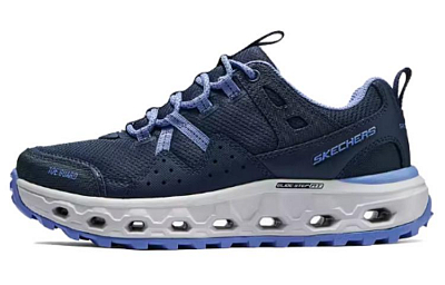 Skechers Cloud Sea Low Top Running Shoes Women's Blue