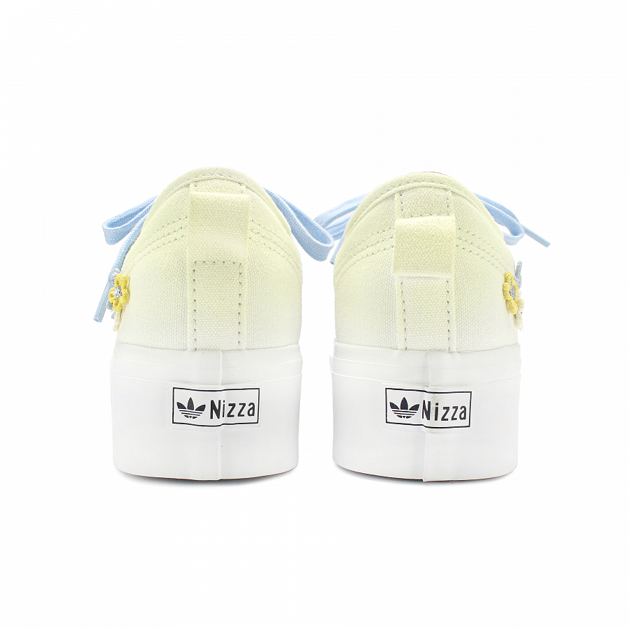 Adidas Originals Nizza Platform Anti Slip Wear Resistant Low Top Skateboard Shoes Women's Yellow Blue купить в интернет-магазине Yoocart с быстрой доставкой по России.