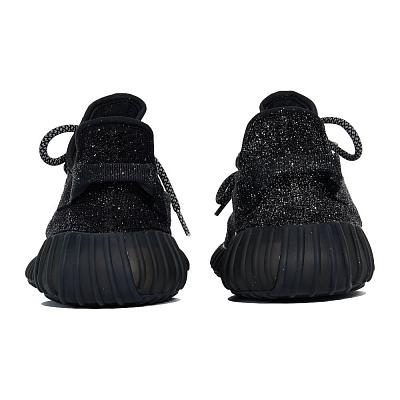 Adidas Originals Yeezy Boost 350 V2 Abrasion Resistant Low Top Casual Shoes Unisex Black