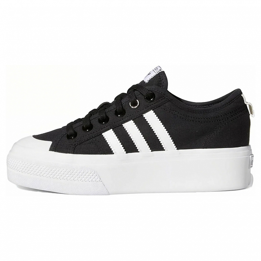 Adidas Originals Nizza Platform Slip Resistant Low top Skateboard Shoes Women's Black Pink купить в интернет-магазине Yoocart с быстрой доставкой по России.