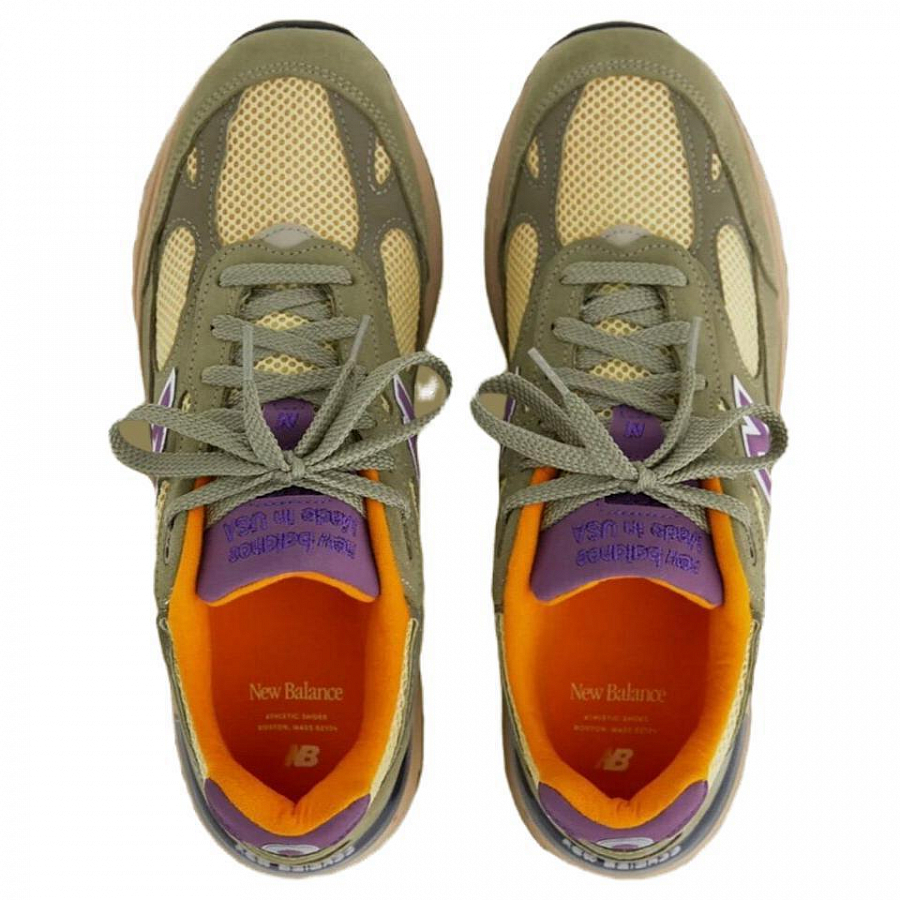 New Balance 993 MiUSA Teddy Santis Olive Leaf Maize купить в интернет-магазине Yoocart с быстрой доставкой по России.