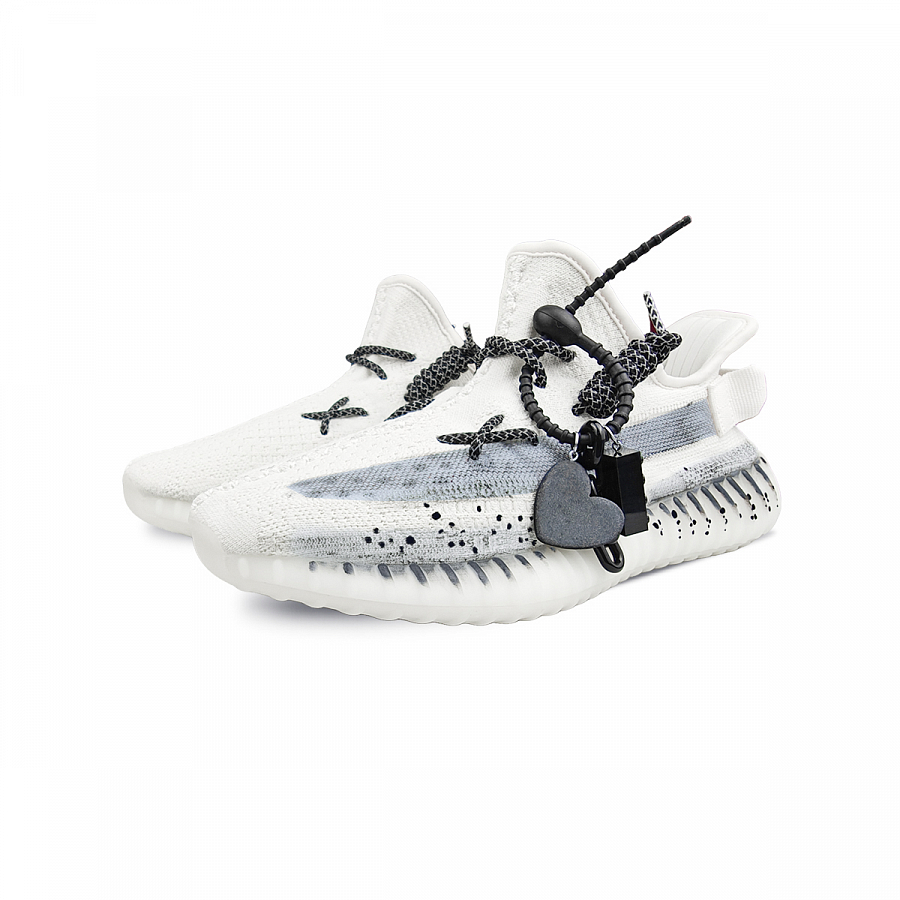 Adidas Originals Yeezy Boost 350 V2 BNK Dusk Silver Gray Cushioning Height Increase Low Top Casual Shoes Unisex Gray купить в интернет-магазине Yoocart с быстрой доставкой по России.