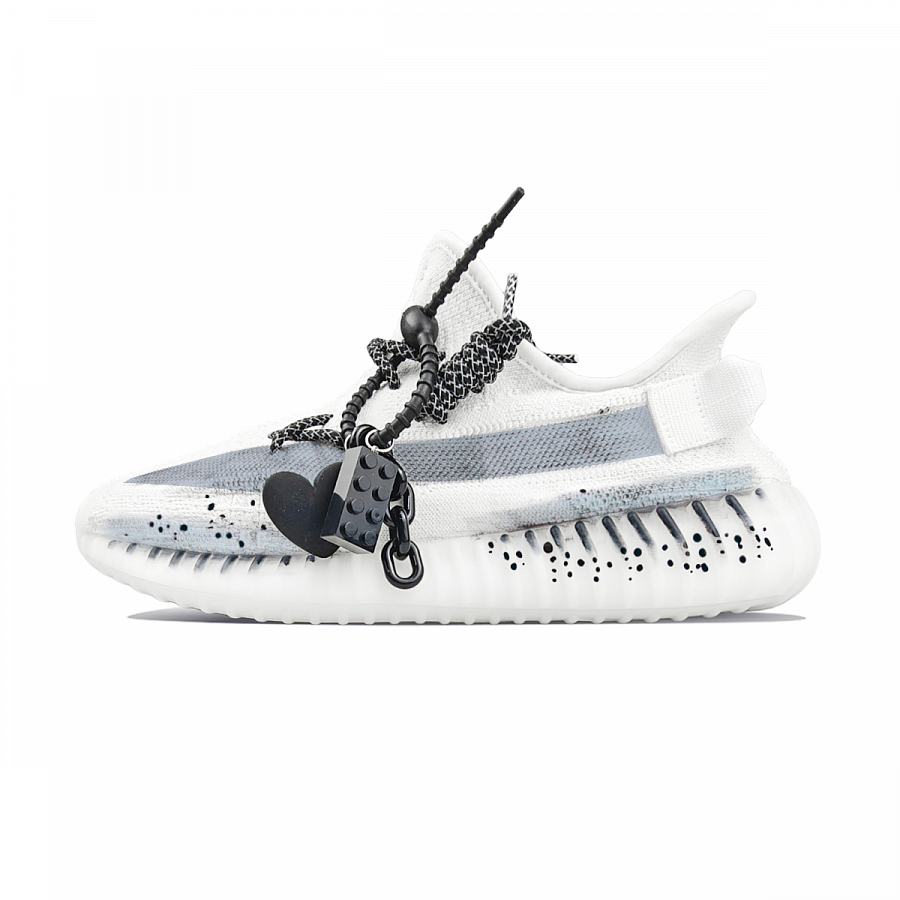 Adidas Originals Yeezy Boost 350 V2 BNK Dusk Silver Gray Cushioning Height Increase Low Top Casual Shoes Unisex Gray купить в интернет-магазине Yoocart с быстрой доставкой по России.