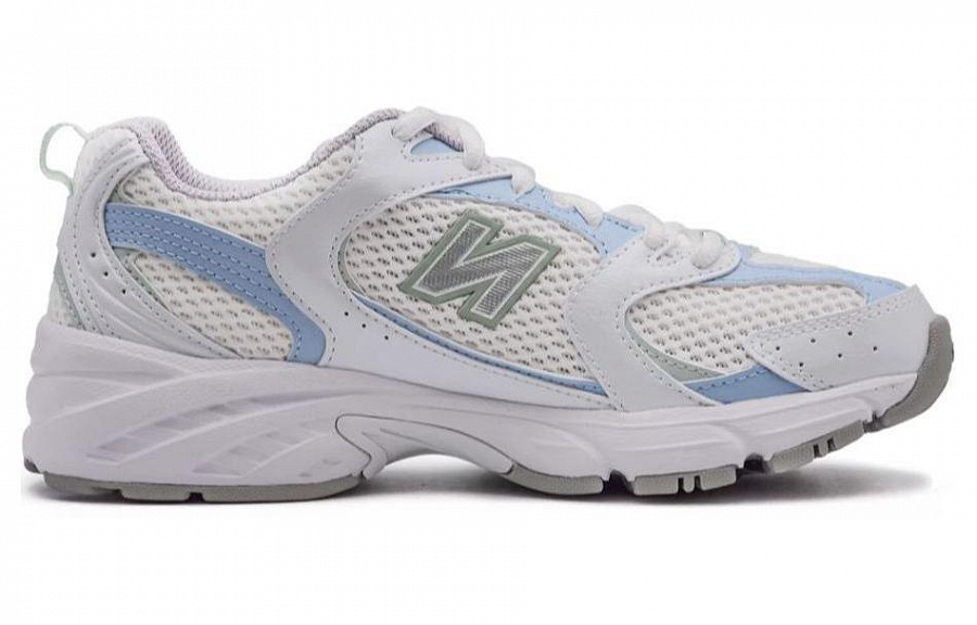 New Balance 530 White Light Chrome Blue Clay Ash купить в интернет-магазине Yoocart с быстрой доставкой по России.