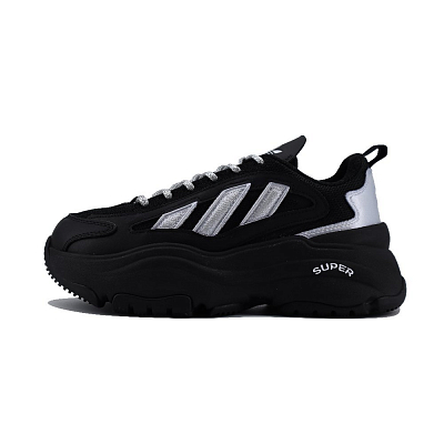 Adidas Originals OZGAIA Slip Resistant Low Top Casual Shoes Women's Black Silver