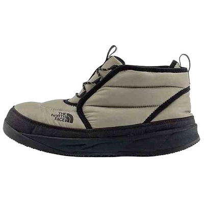 THE NORTH FACE Nuptse Wear-Resistant Short Snow Boots Men's Gray