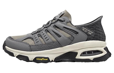 Skechers Low Top Casual Running Shoes Men's Gray