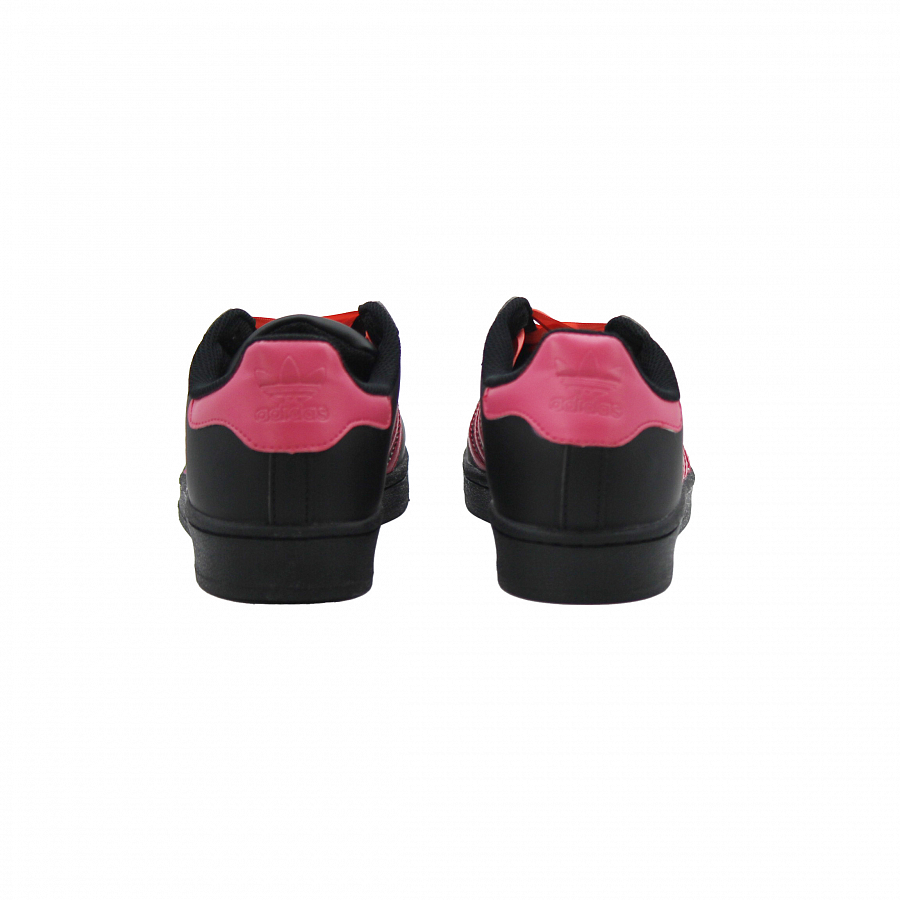 Adidas Originals SUPERSTAR Cushioning Impact Resistance Height Increasing Low Top Skateboard Shoes Unisex Black Pink купить в интернет-магазине Yoocart с быстрой доставкой по России.