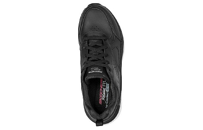 Skechers D'lux Walker Low Top Casual Shoes Women's Black White