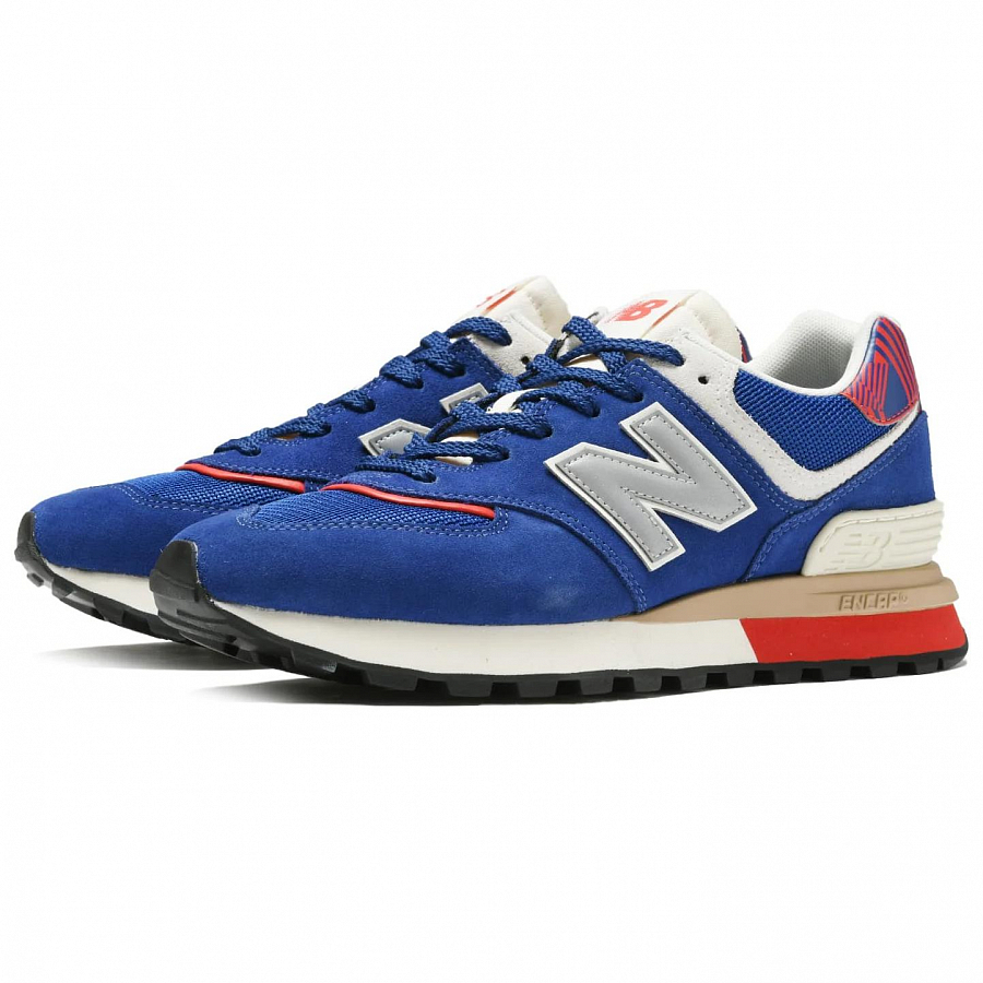 New Balance NB 574 Low Top Running Shoes Unisex Blue White купить в интернет-магазине Yoocart с быстрой доставкой по России.