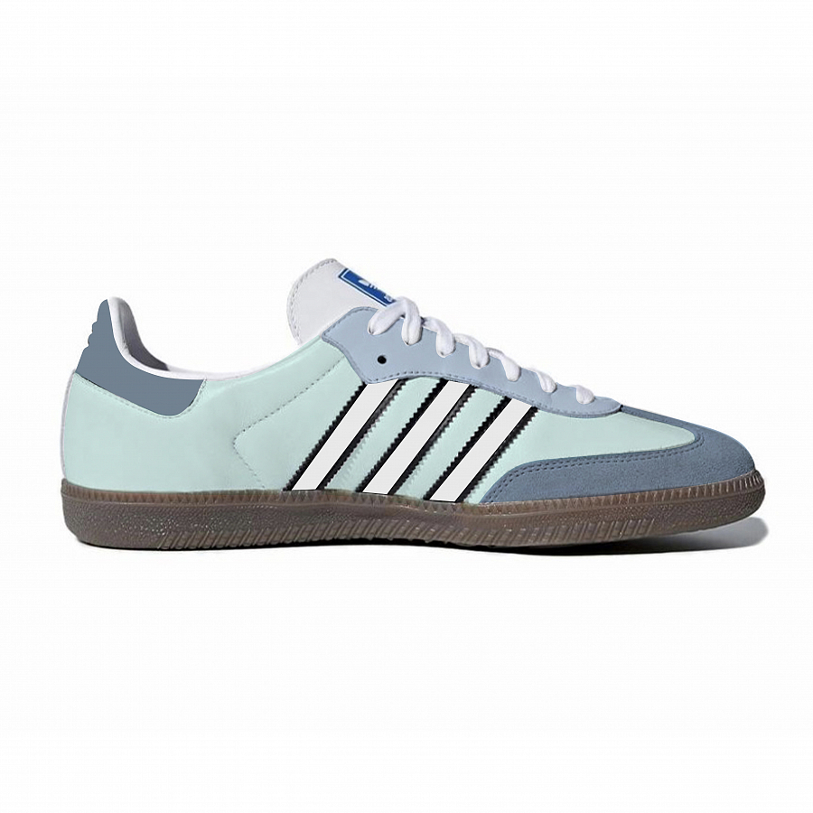 Adidas Originals SAMBA OG Anti Slip Wear Resistant Low Top Skateboard Shoes Women's Green купить в интернет-магазине Yoocart с быстрой доставкой по России.