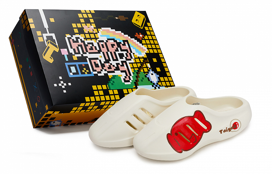 Adidas Originals AdiFOM IIInfinity Mules Quiet Abrasion Resistant Closed Toe Slippers Unisex White Red купить в интернет-магазине Yoocart с быстрой доставкой по России.