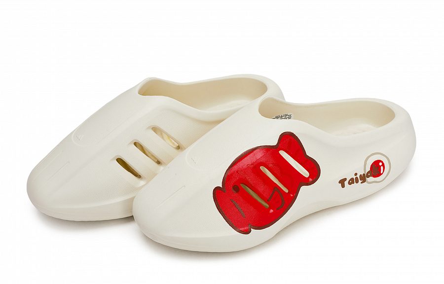 Adidas Originals AdiFOM IIInfinity Mules Quiet Abrasion Resistant Closed Toe Slippers Unisex White Red купить в интернет-магазине Yoocart с быстрой доставкой по России.