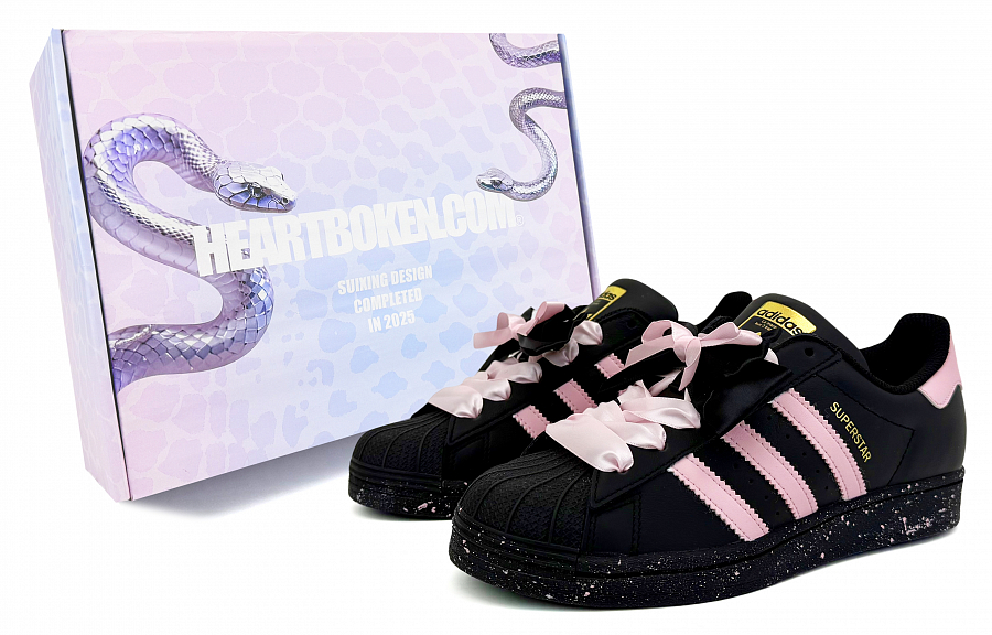 Adidas Originals SUPERSTAR Coverage Cushioning Wear-Resistant Low-Top Skateboard Shoes Unisex Black купить в интернет-магазине Yoocart с быстрой доставкой по России.