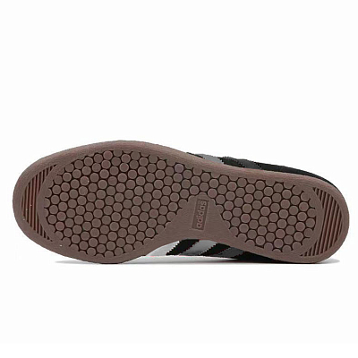 Adidas Originals Stadt Anti Slip Wear Resistant Low Top Skateboard Shoes Unisex Gray Black
