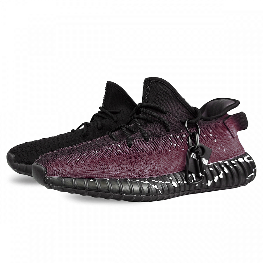 Adidas Originals Yeezy Boost 350 V2 Low Top Casual Shoes Unisex Black/Pink Shadow купить в интернет-магазине Yoocart с быстрой доставкой по России.