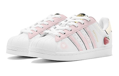 Adidas Originals Superstar Skateboard Shoes Unisex Low-Top Yellow