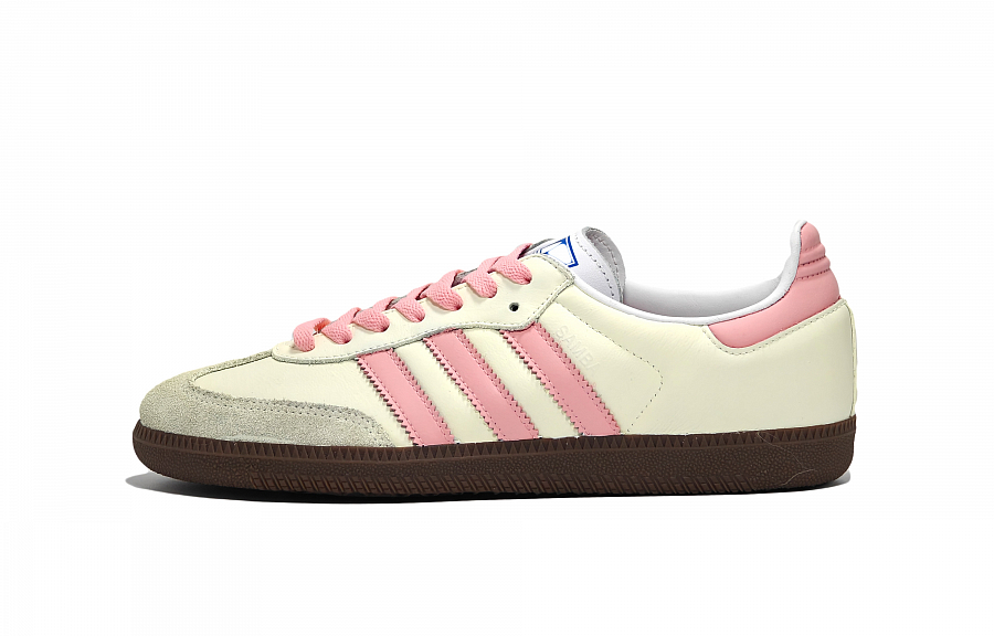 Adidas Originals SAMBA OG Slip Resistant, Abrasion Resistant, Lightweight Low Top Skateboard Shoes Unisex Beige Pink купить в интернет-магазине Yoocart с быстрой доставкой по России.