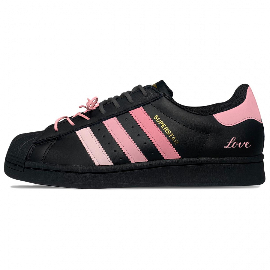 Adidas Originals Superstar Skateboard Shoes Unisex Low Top Black/Pink купить в интернет-магазине Yoocart с быстрой доставкой по России.