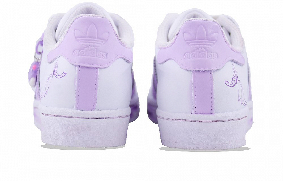 Adidas Originals Superstar Skateboard Shoes Unisex Low top White/Purple/Pink купить в интернет-магазине Yoocart с быстрой доставкой по России.