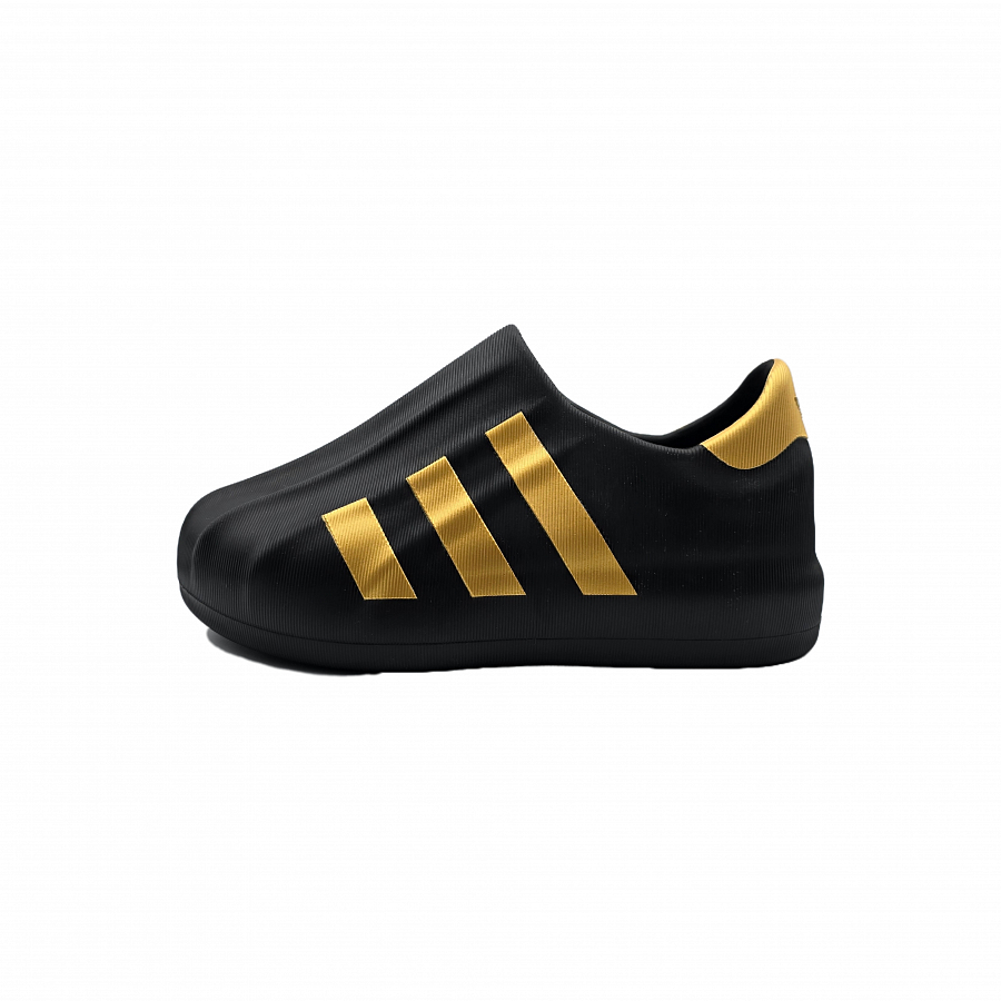Adidas Originals AdiFOM Superstar Reverse Gold Logo Anti Slip Wear Resistant Low Top Casual Shoes Unisex Black Gold купить в интернет-магазине Yoocart с быстрой доставкой по России.