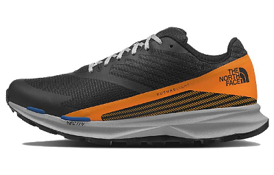 THE NORTH FACE Cushioning Wear-Resistant Low-Top Running Shoes Men's Black Orange