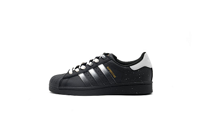 Adidas Originals SUPERSTAR Slip Resistant Cushioning Abrasion Resistant Low Top Skateboard Shoes Unisex Black