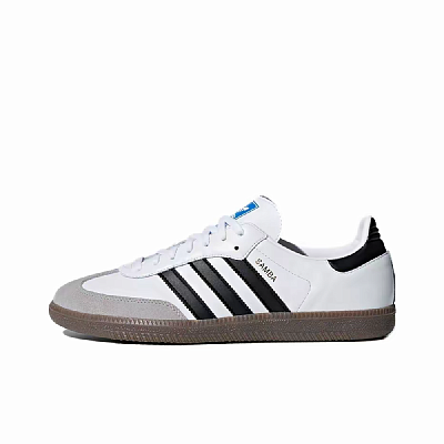 Adidas Originals SAMBA OG Skateboard Shoes Unisex Low Top White/Blue