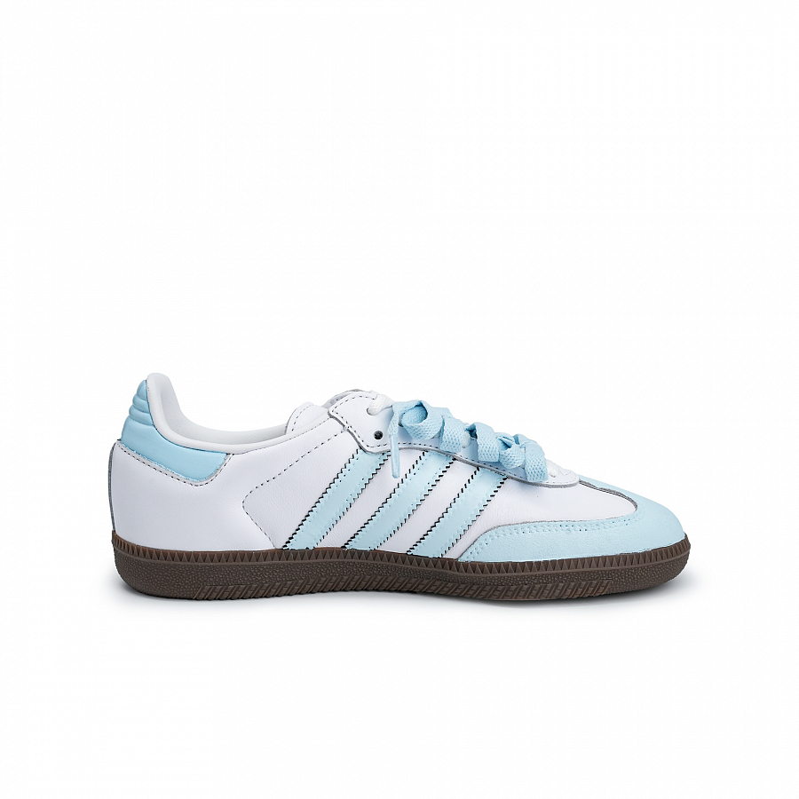 Adidas Originals SAMBA OG Skateboard Shoes Unisex Low Top White/Blue купить в интернет-магазине Yoocart с быстрой доставкой по России.