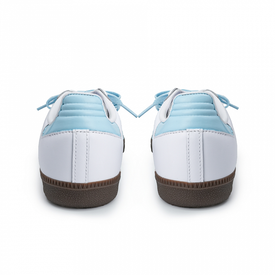 Adidas Originals SAMBA OG Skateboard Shoes Unisex Low Top White/Blue купить в интернет-магазине Yoocart с быстрой доставкой по России.