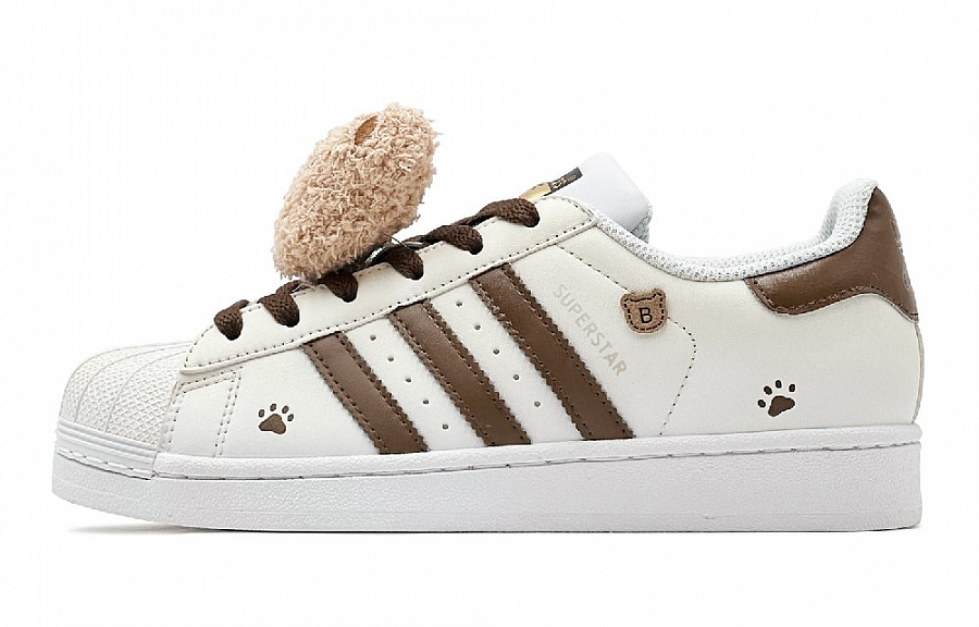 Adidas Originals SUPERSTAR Low Top Skateboard Shoes Unisex Brown White купить в интернет-магазине Yoocart с быстрой доставкой по России.