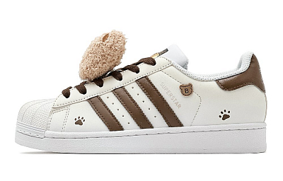 Adidas Originals SUPERSTAR Low Top Skateboard Shoes Unisex Brown White