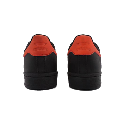 Adidas Originals SUPERSTAR Fiery Wave Orange Slip Resistant Low Top Skateboard Shoes Unisex Black Orange