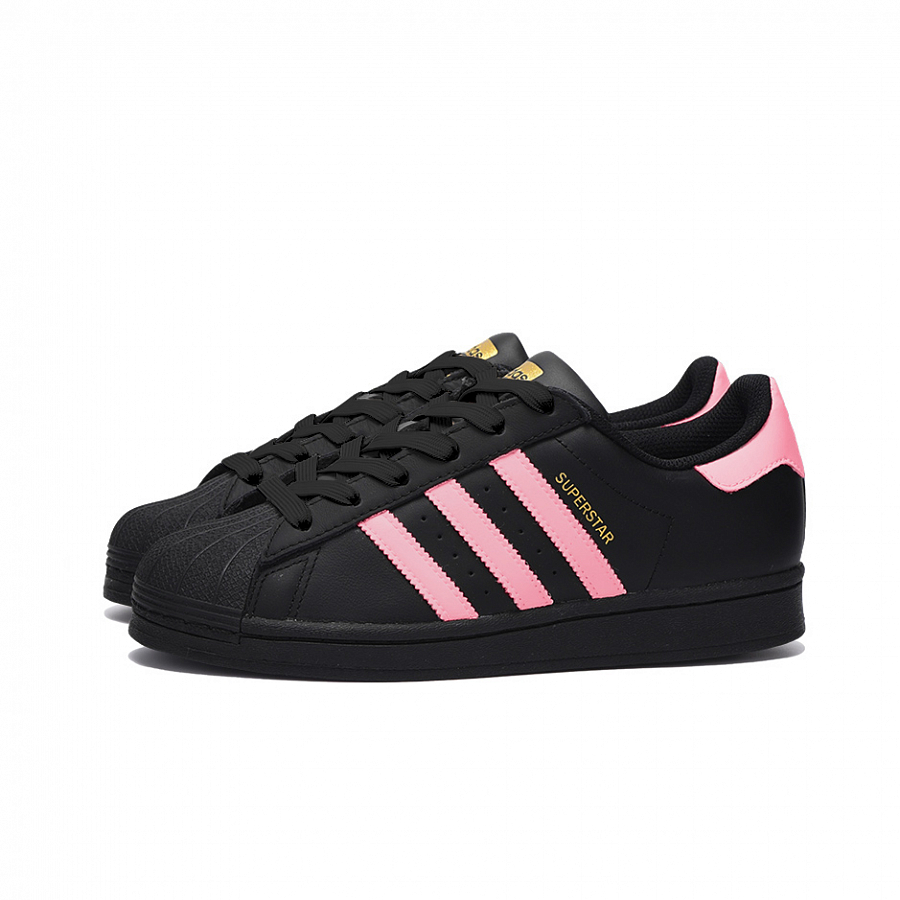 Adidas Originals SUPERSTAR Anti Slip Wear Resistant Low Top Skateboard Shoes Unisex Black купить в интернет-магазине Yoocart с быстрой доставкой по России.