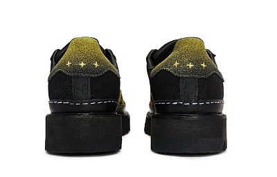 CLOT x Adidas Originals SUPERSTAR Low Top Skateboard Shoes Unisex Black Gold