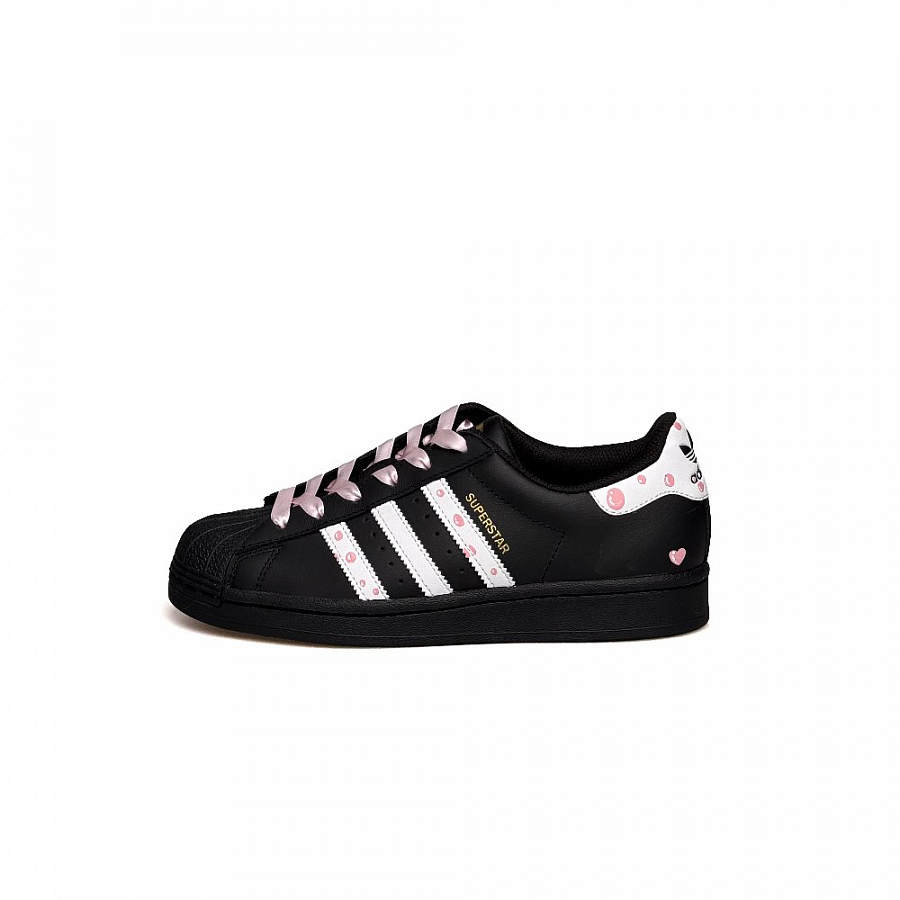 Adidas Originals SUPERSTAR Low Top Skateboard Shoes Unisex Black White Pink купить в интернет-магазине Yoocart с быстрой доставкой по России.