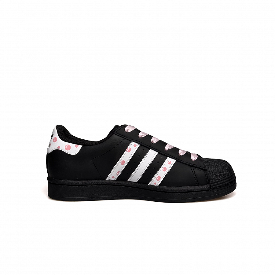 Adidas Originals SUPERSTAR Low Top Skateboard Shoes Unisex Black White Pink купить в интернет-магазине Yoocart с быстрой доставкой по России.