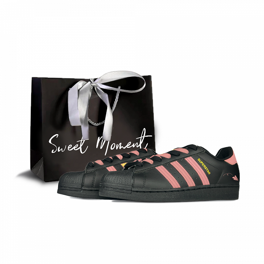 Adidas Originals Superstar Skateboard Shoes Unisex Low top Black Pink купить в интернет-магазине Yoocart с быстрой доставкой по России.