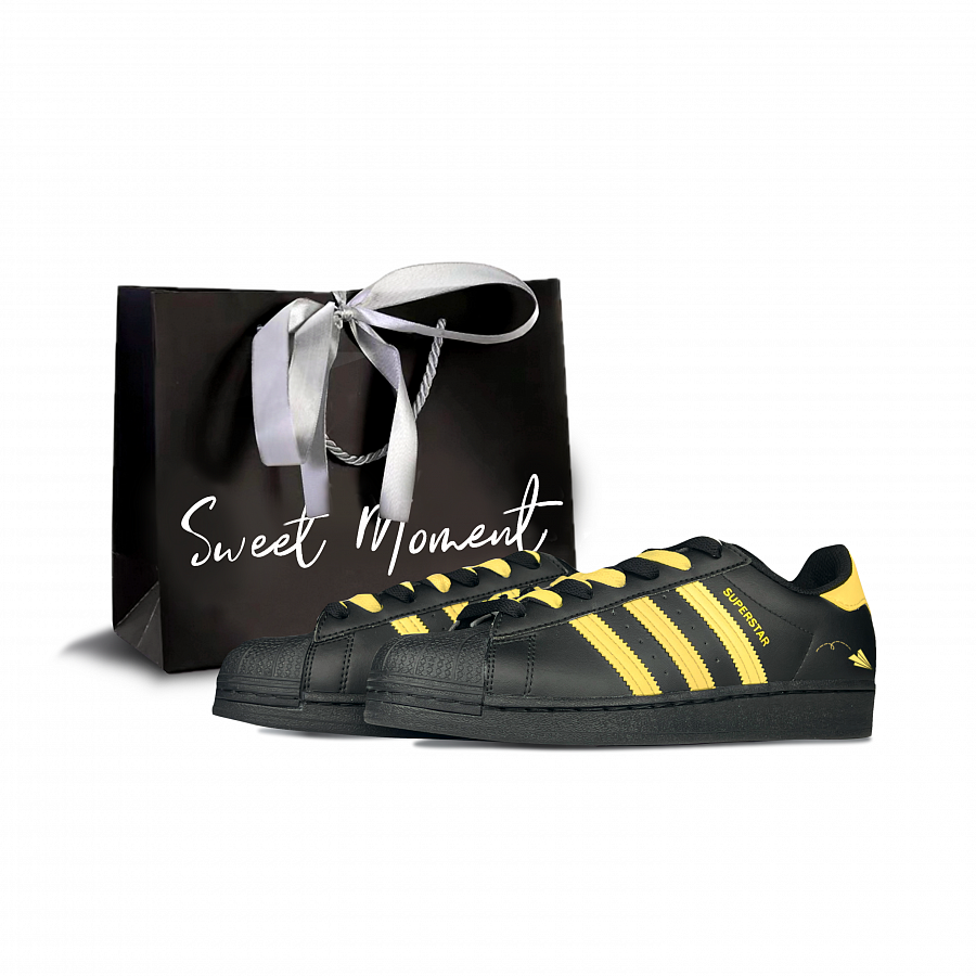 Adidas Originals Superstar Skateboard Shoes Unisex Low top Black Yellow купить в интернет-магазине Yoocart с быстрой доставкой по России.