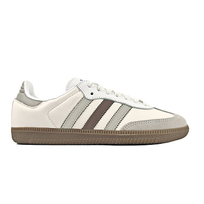 Adidas Originals SAMBA OG Low Top Skateboard Shoes Unisex Beige Brown